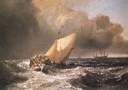 J.M.W. Turner Dutch Boats in a Gale USA oil painting artist